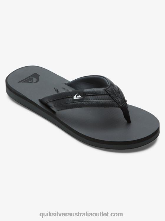 Quiksilver Men Carver Squish Sandals H2N4B938 black
