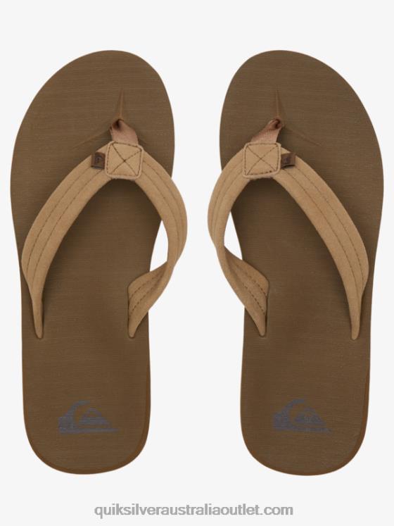 Quiksilver Men Carver Suede Core Sandals H2N4B874 tan 1