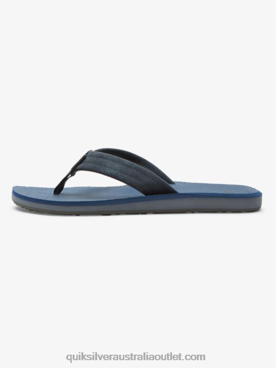 Quiksilver Men Carver Suede Core Sandals H2N4B878 blue 1