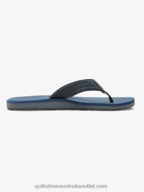 Quiksilver Men Carver Suede Core Sandals H2N4B878 blue 1