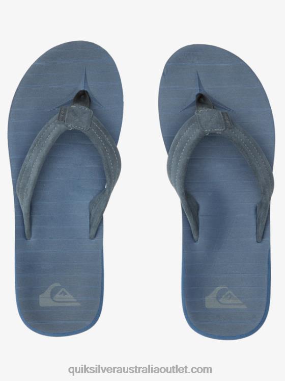 Quiksilver Men Carver Suede Core Sandals H2N4B878 blue 1