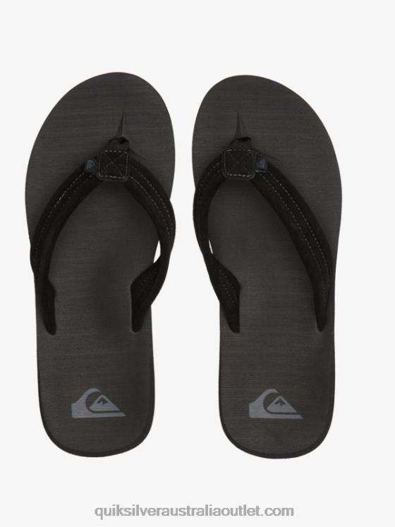 Quiksilver Men Carver Suede Core Sandals H2N4B879 black