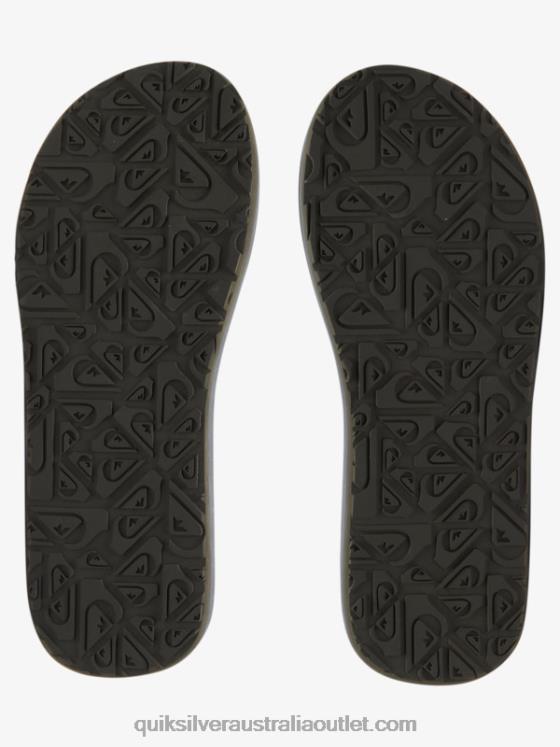 Quiksilver Men Carver Suede Core Sandals H2N4B879 black