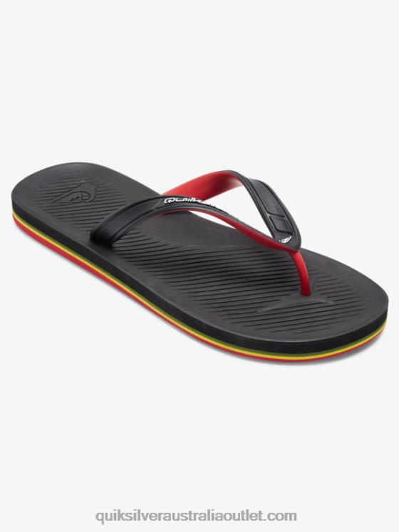 Quiksilver Men Haleiwa Core Flip-Flops H2N4B949 black