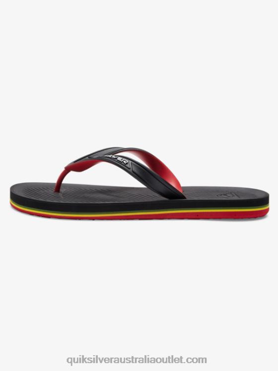 Quiksilver Men Haleiwa Core Flip-Flops H2N4B949 black