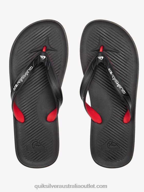 Quiksilver Men Haleiwa Core Flip-Flops H2N4B949 black
