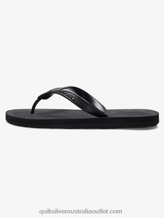 Quiksilver Men Haleiwa Core Flip-Flops H2N4B950 black