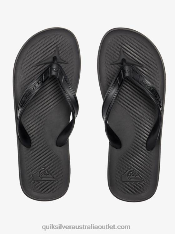 Quiksilver Men Haleiwa Core Flip-Flops H2N4B950 black