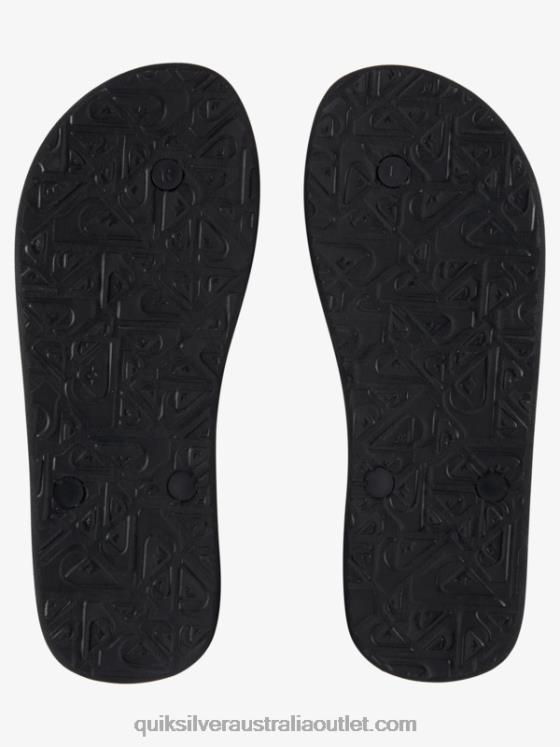 Quiksilver Men Haleiwa Core Flip-Flops H2N4B950 black