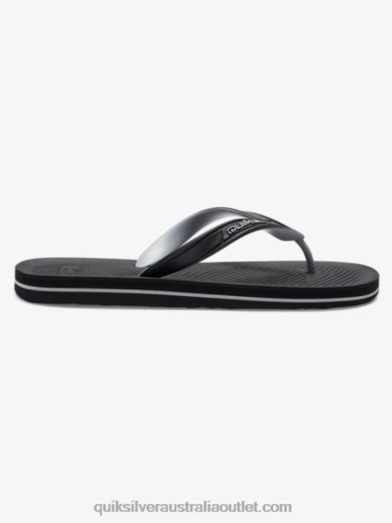 Quiksilver Men Haleiwa Core Flip-Flops H2N4B951 black