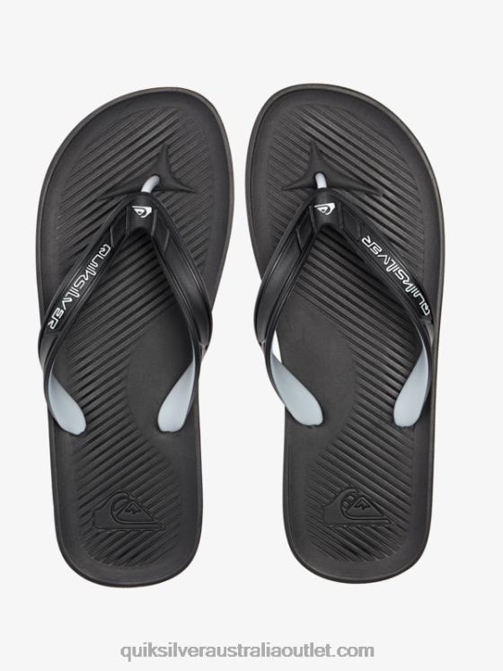 Quiksilver Men Haleiwa Core Flip-Flops H2N4B951 black