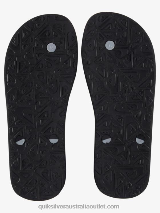 Quiksilver Men Haleiwa Core Flip-Flops H2N4B951 black