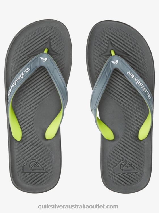 Quiksilver Men Haleiwa Core Flip-Flops H2N4B953 grey 1