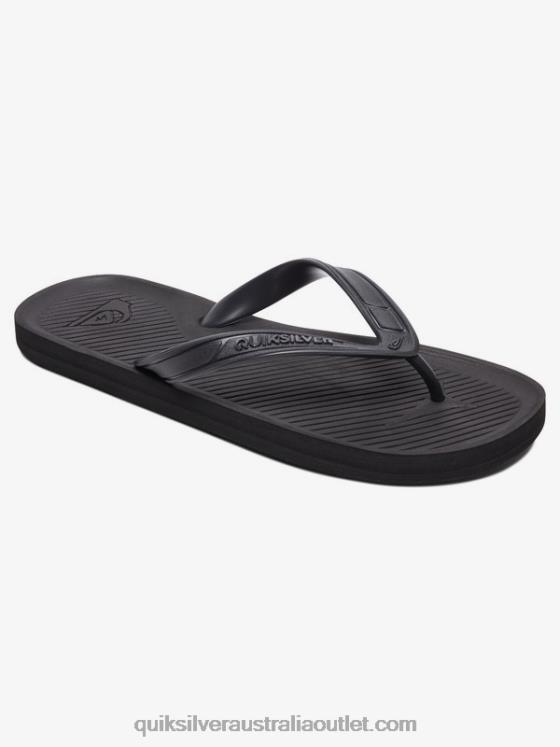 Quiksilver Men Haleiwa Flip-Flops H2N4B1650 solid black
