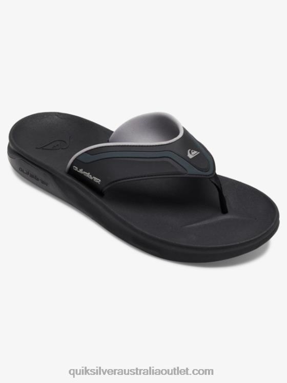 Quiksilver Men Mathodic Recovery Sandals H2N4B1082 black/grey/brown
