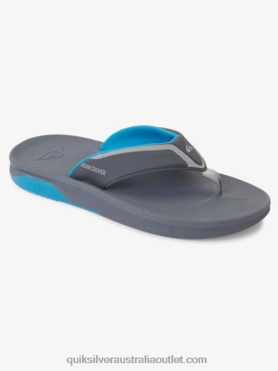Quiksilver Men Mathodic Recovery Sandals H2N4B1084 grey/blue