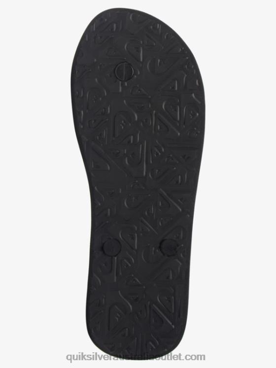 Quiksilver Men Molokai Art Flip-Flops H2N4B514 black/pink/blue