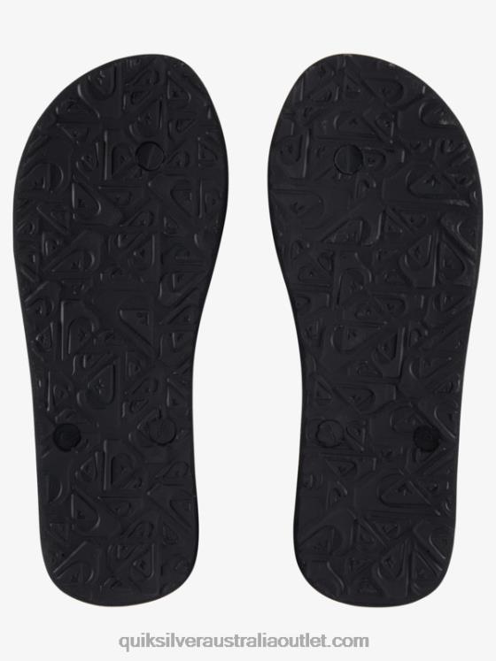 Quiksilver Men Molokai Art Flip-Flops H2N4B523 blue/orange