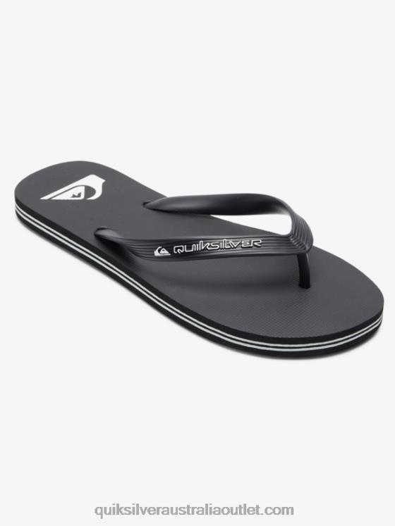 Quiksilver Men Molokai Core Flip-Flops H2N4B592 black