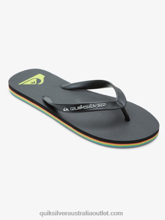 Quiksilver Men Molokai Core Flip-Flops H2N4B595 black