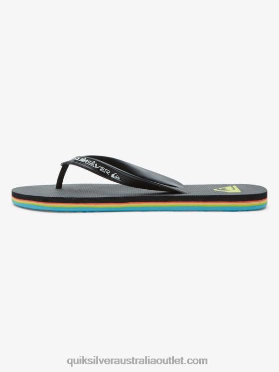 Quiksilver Men Molokai Core Flip-Flops H2N4B595 black