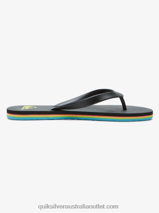 Quiksilver Men Molokai Core Flip-Flops H2N4B595 black