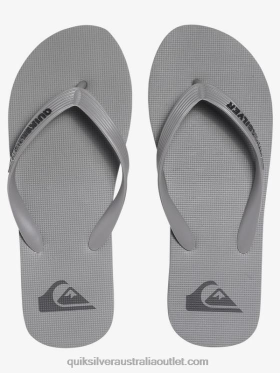 Quiksilver Men Molokai Flip-Flops H2N4B1590 grey