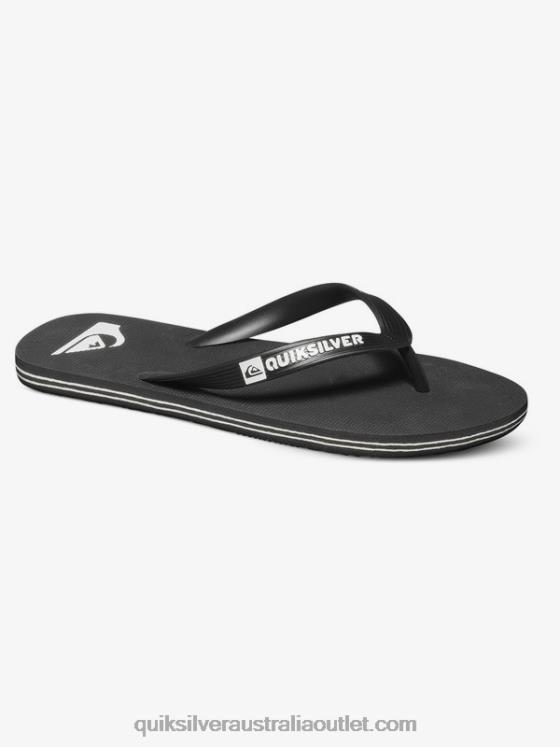 Quiksilver Men Molokai Flip-Flops H2N4B1591 black/white