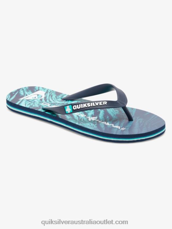 Quiksilver Men Molokai Homegrown Flip-Flops H2N4B1861 green 1
