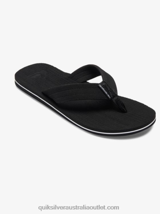 Quiksilver Men Molokai Layback Sandals H2N4B1249 black/white