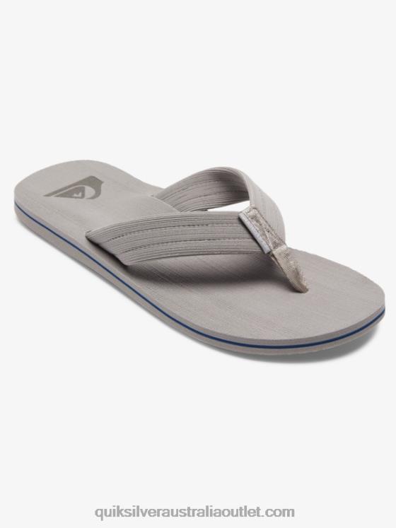 Quiksilver Men Molokai Layback Sandals H2N4B1250 grey/white