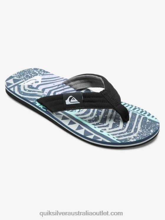 Quiksilver Men Molokai Layback Sandals H2N4B504 blue/grey