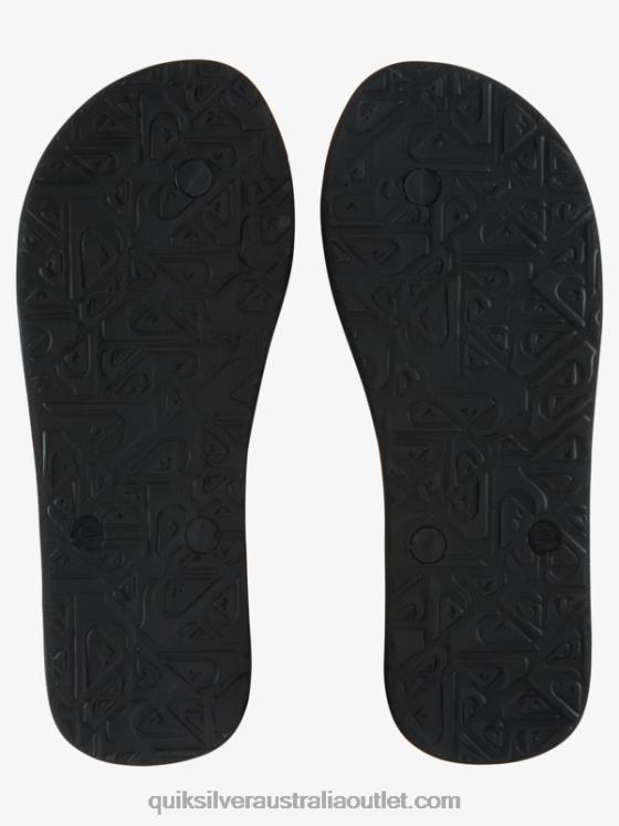 Quiksilver Men Molokai Panel Flip-Flops H2N4B571 blue/orange