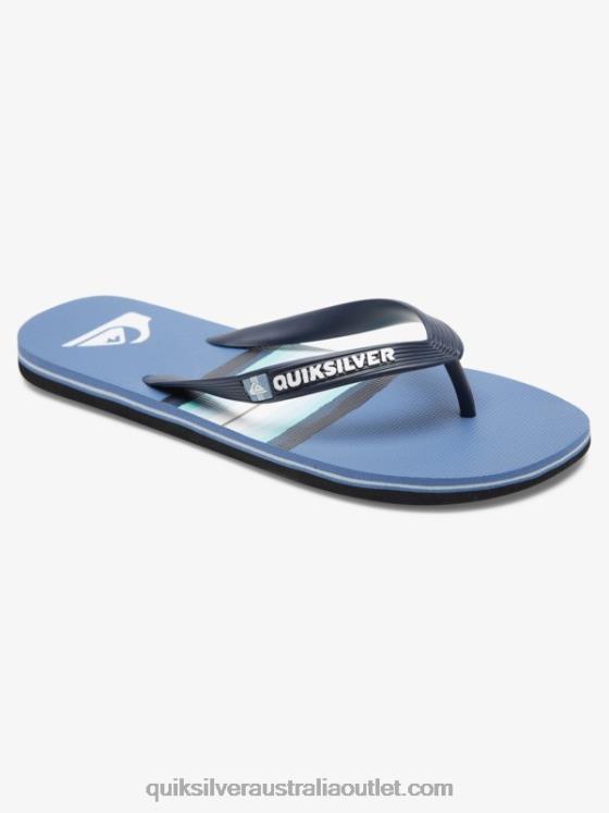 Quiksilver Men Molokai Resin Tint Flip-Flops H2N4B1790 grey 1