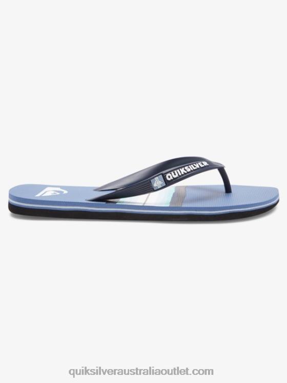 Quiksilver Men Molokai Resin Tint Flip-Flops H2N4B1790 grey 1