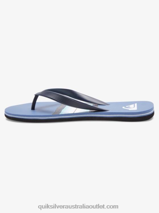 Quiksilver Men Molokai Resin Tint Flip-Flops H2N4B1790 grey 1