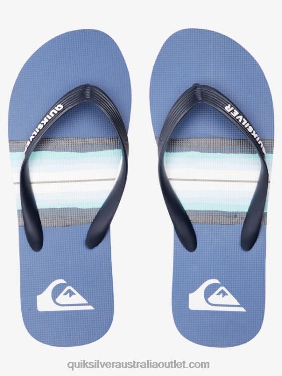 Quiksilver Men Molokai Resin Tint Flip-Flops H2N4B1790 grey 1