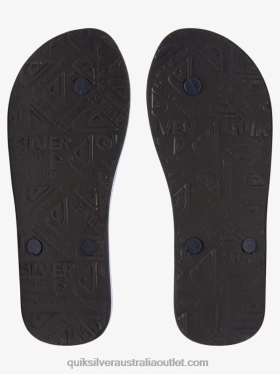 Quiksilver Men Molokai Resin Tint Flip-Flops H2N4B1790 grey 1