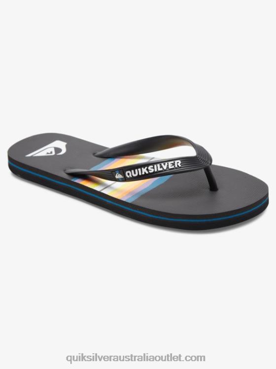 Quiksilver Men Molokai Resin Tint Flip-Flops H2N4B1791 black