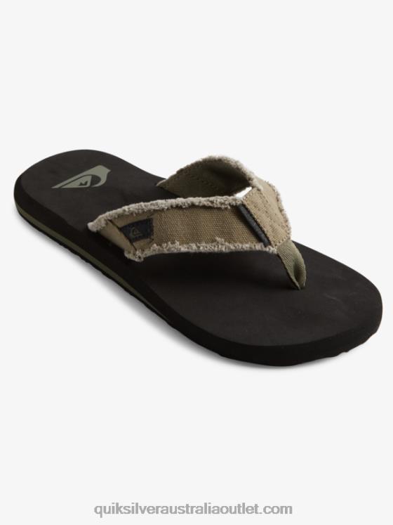 Quiksilver Men Monkey Abyss Sandals H2N4B1292 green/black/brown