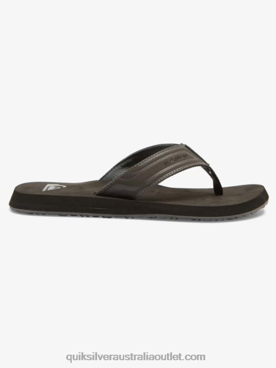 Quiksilver Men Monkey Wrench Core Slide Sandals H2N4B974 grey 1