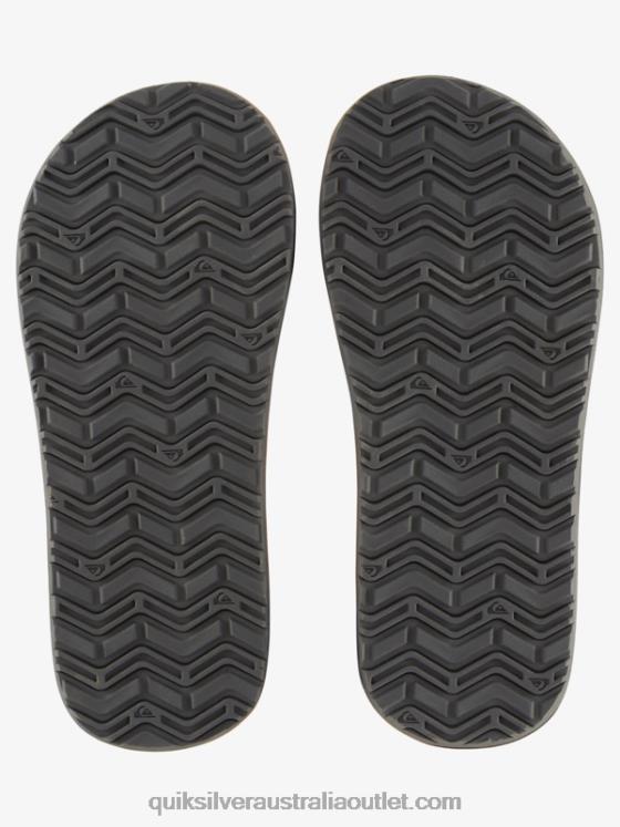 Quiksilver Men Monkey Wrench Core Slide Sandals H2N4B974 grey 1