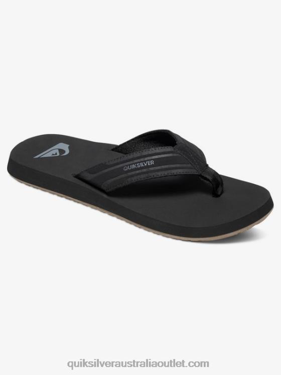 Quiksilver Men Monkey Wrench Sandals H2N4B1644 black/brown