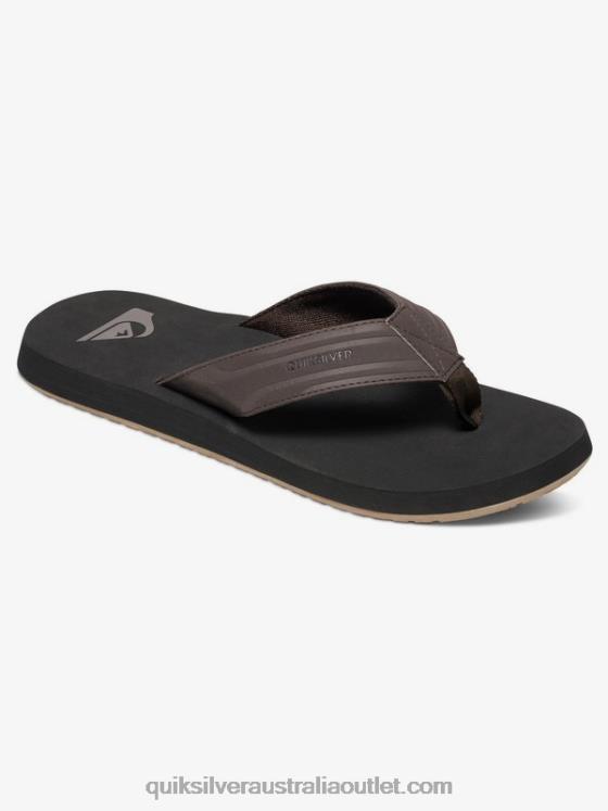 Quiksilver Men Monkey Wrench Sandals H2N4B1646 brown/black