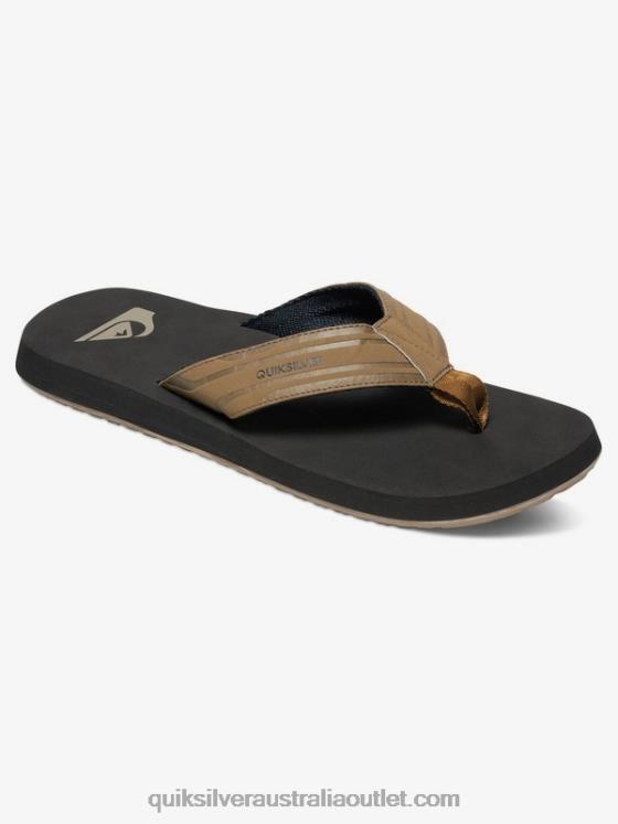 Quiksilver Men Monkey Wrench Sandals H2N4B1647 tan - solid