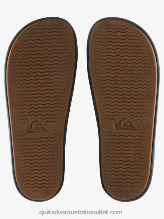 Quiksilver Men Rivi Double Adjust Sandals H2N4B1078 grey/black/green