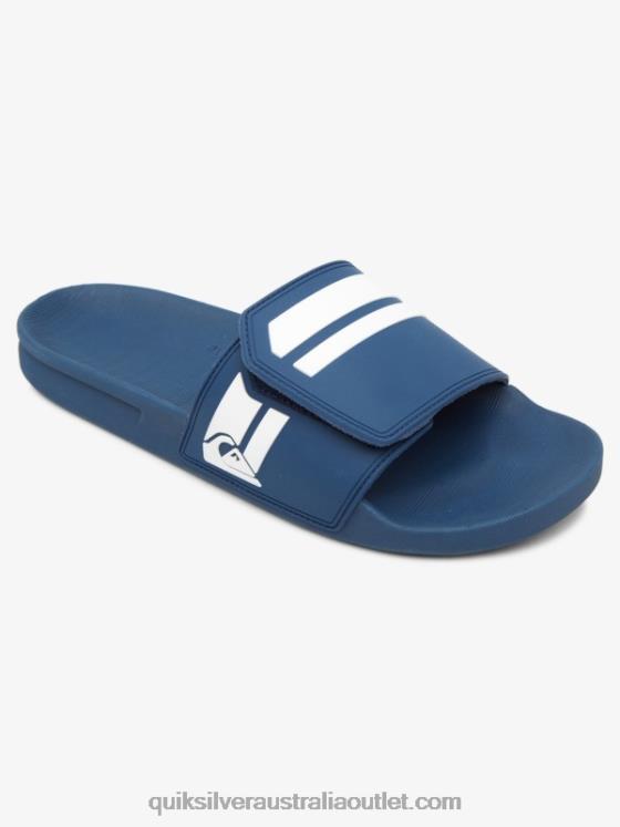 Quiksilver Men Rivi Slide Adjust Sliders H2N4B1017 blue/white