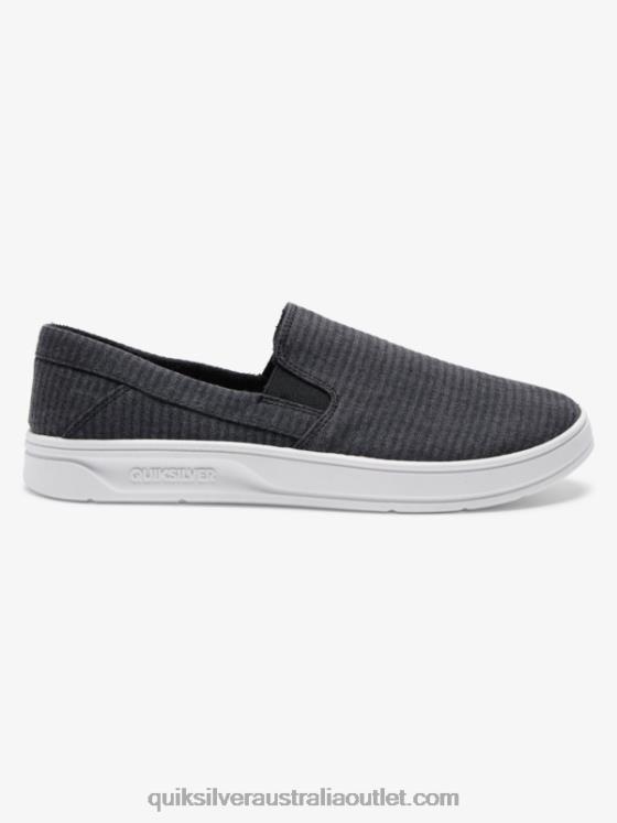 Quiksilver Men Harbor Wharf Slip-On Shoes H2N4B1288 black