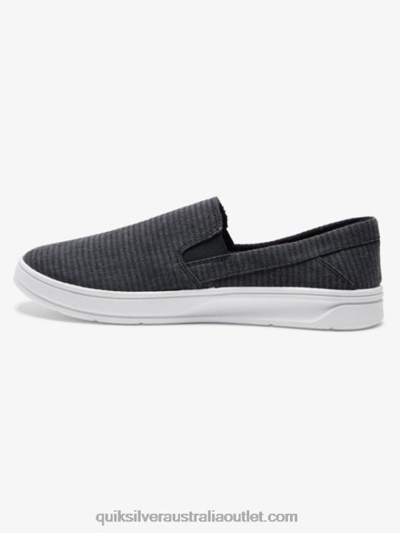 Quiksilver Men Harbor Wharf Slip-On Shoes H2N4B1288 black