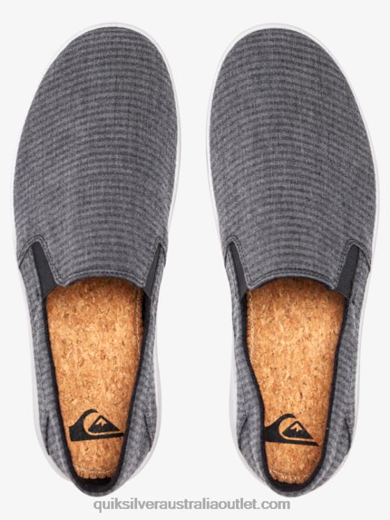 Quiksilver Men Harbor Wharf Slip-On Shoes H2N4B1288 black